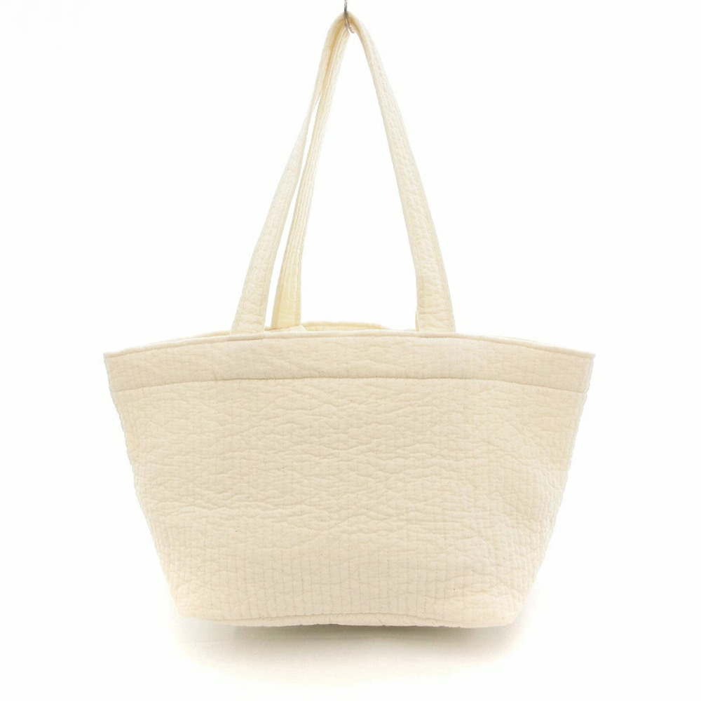 Le Talon Nubi Bag Tote Quilted Ivory White UO